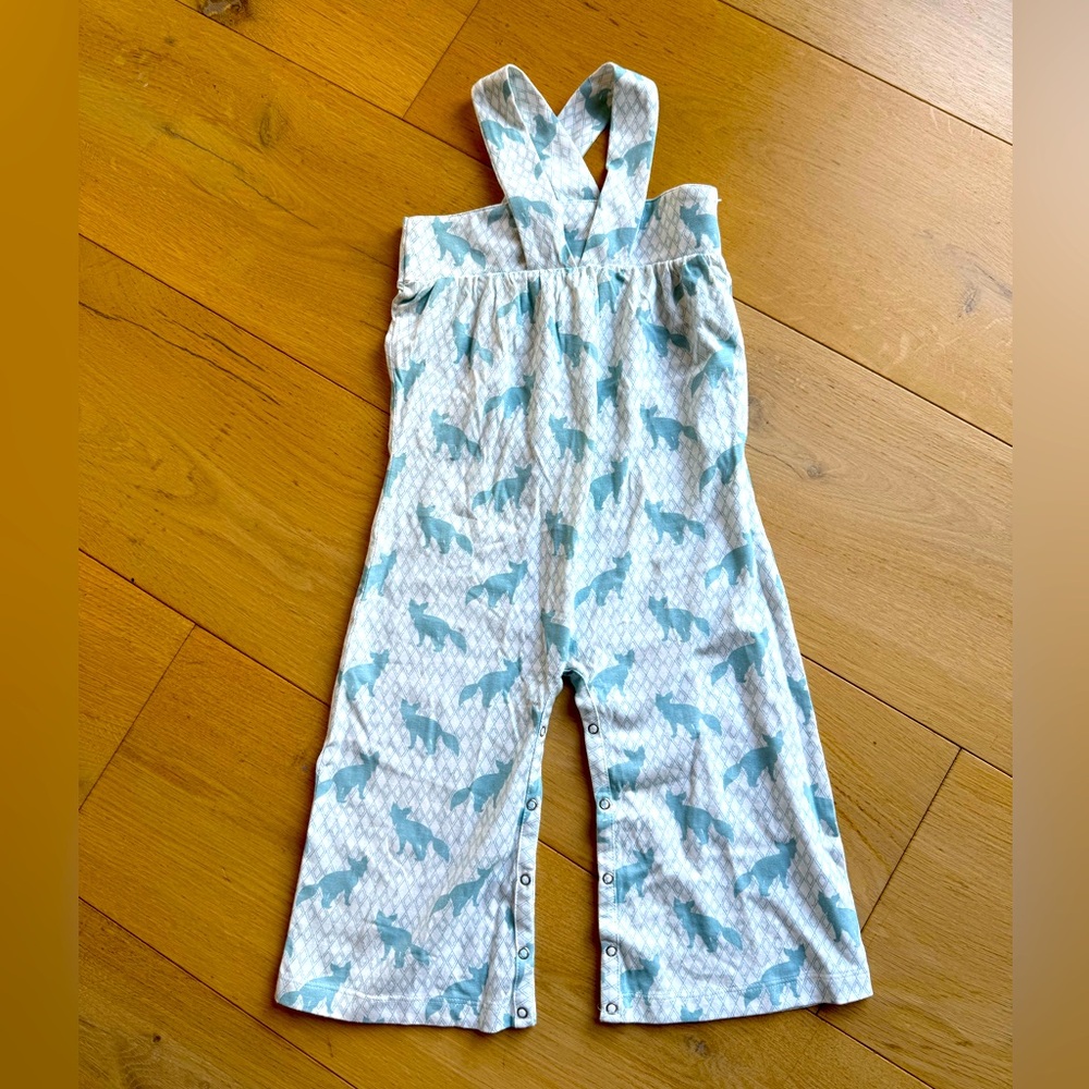 Kate Quinn organics fox romper. NWT. 18-24 mos but fits my 4 y.o.